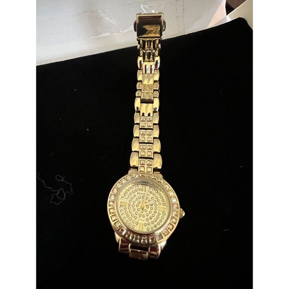 Jeweled Armitron Now Ladies Watch Model 75/3689GP - Picture 3 of 8